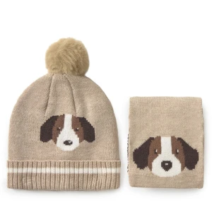 Zestaw Szalik i Czapka Mayoral 10018 Beżowy