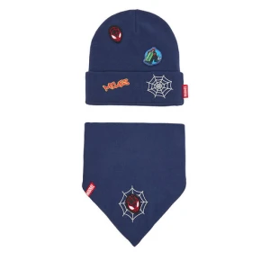 Zestaw Szalik i Czapka Spiderman Ultimate CEO-ACCCS-AW25-113SPRMV Granatowy