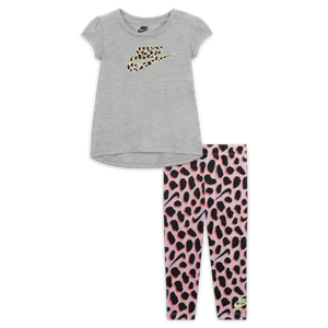 Zestaw T-shirt i legginsy dla niemowląt (12–24 M) Nike - Różowy