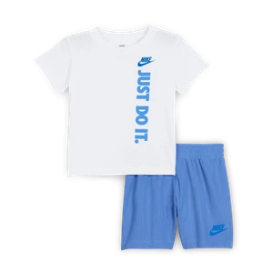 Zestaw T-shirt i spodenki z grafiką dla niemowląt Nike (12–24 M) - Niebieski