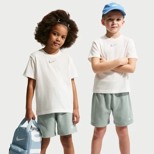 Zestaw T-shirt z dżerseju i spodenki z dzianiny dresowej dla małych dzieci Nike - Szary