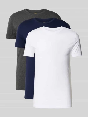 zestaw t-shirtów o kroju regular fit z czystej bawełny w zestawie 3 szt. Polo Ralph Lauren Średnioszary