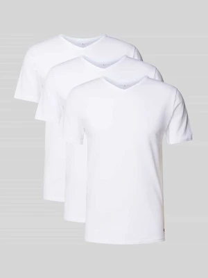 zestaw t-shirtów o kroju slim fit z mieszanka bawełny w wielopak: 3 szt. Tommy Hilfiger