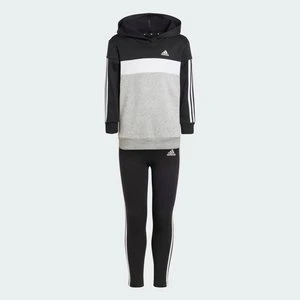 Zestaw Tiberio 3-Stripes Colorblock Fleece Leggings Kids Adidas