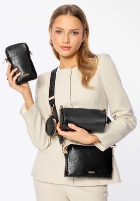 Zestaw torebek crossbody z ekoskóry czarny Wittchen