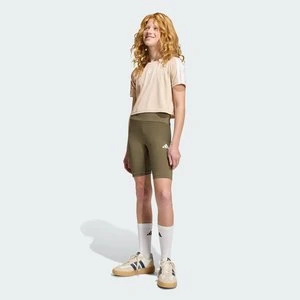 Zestaw Train Essentials 3-Stripes Tee Kids Adidas beżowy