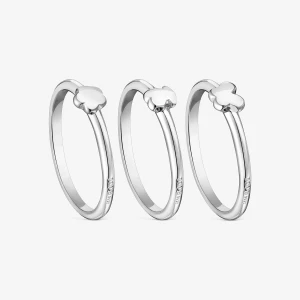 Zestaw Trzech Pierścionków Ze Srebra, Bold Motif, Z Motywem - Tous