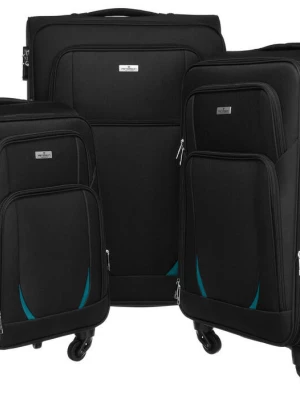 Zestaw walizek podróżnych miękkich — Peterson Merg