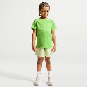 Zdjęcie produktu Zestaw z koszulką i spodenkami dla małych dzieci Nike Dri-FIT Miler - Zieleń