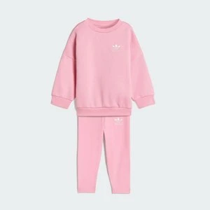 ZESTAW Z LEGGINSAMI I BLUZĄ Z OKRĄGŁYM DEKOLTEM OVERSIZED Adidas