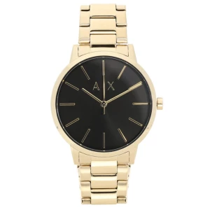 Zestaw zegarek i bransoletka Armani Exchange Cayde Gift Set AX7119 Złoty