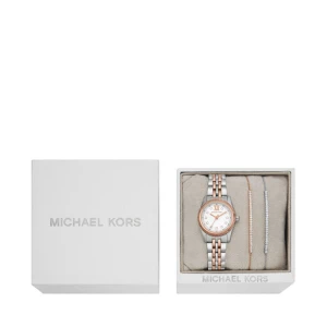 Zestaw zegarek i bransoletka Michael Kors Lexington MK4817SET Biały