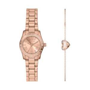 Zestaw zegarek i bransoletka Michael Kors Lexington Set MK4994SET Różowy