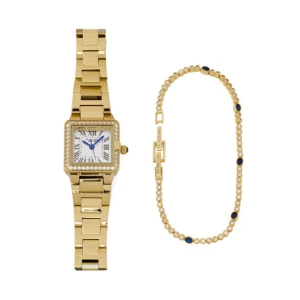 Zestaw zegarek i bransoletka U.S. Polo Assn. Sophie USP6407TW Złoty