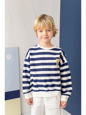 zeyland Baby & Kids Bluza w kolorze granatowo-białym rozmiar: 122 / 128