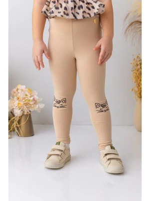 zeyland Baby & Kids Legginsy w kolorze beżowym rozmiar: 98