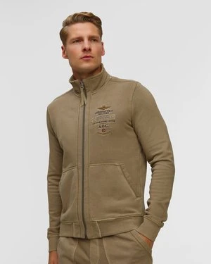 Zielona Bluza Rozpinana Męska Aeronautica Militare