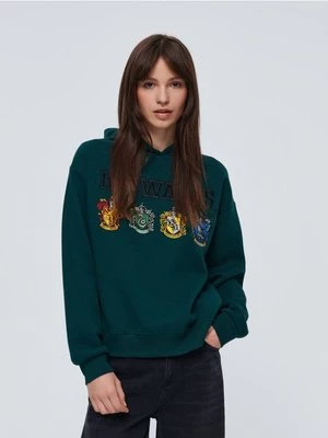 Zielona bluza z haftem Harry Potter House