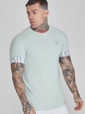 SikSilk Męska Zielona Koszulka Techniczna