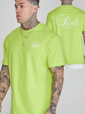 Zielona koszulka męska z grafiką SikSilk