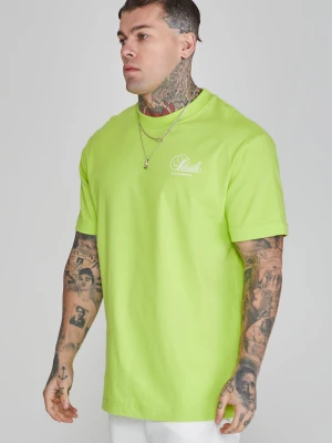 SikSilk Męska Zielona Koszulka z Grafiką