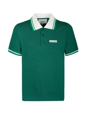 Zielona Koszulka Polo Pique Casablanca