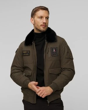 Zielona kurtka męska Aeronautica Militare