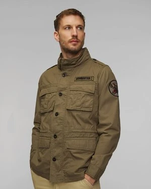 Zielona kurtka męska Aeronautica Militare