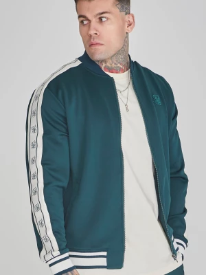 Zielona kurtka męska bomber SikSilk