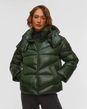 Zielona Kurtka Puchowa Damska Bogner Xally-d1