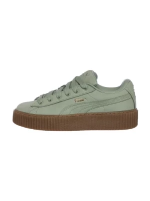 Zielona Mgła Złoto Gumka Creeper Phatty Nubuck Puma