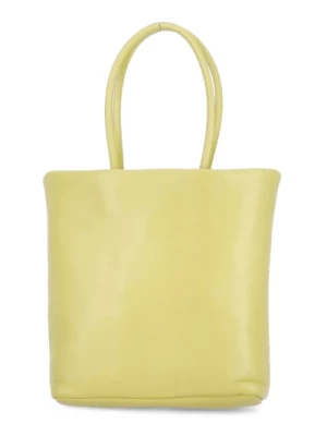 Zielona skórzana torba na zakupy dla kobiet Fabiana Filippi