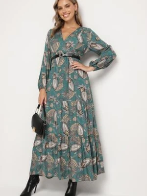 Zielona Sukienka Anastolea rosa