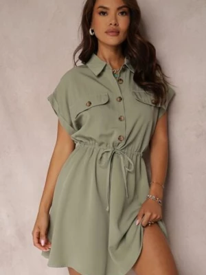 Zielona Sukienka Iphitose rosa