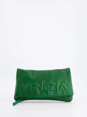 ZIELONA TOREBKA Z BRELOKIEM PLE073 GREEN Venezia