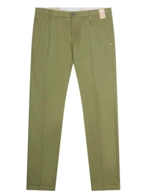 Zielone Bawełniane Spodnie Chino At.P.Co