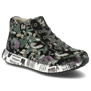 Zielone Botki Laura Vita Wygodne Obuwie Damskie Premium