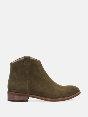 Zdjęcie produktu ZIELONE BOTKI Z ZAMSZU 1240 VELOUR KHAK Venezia