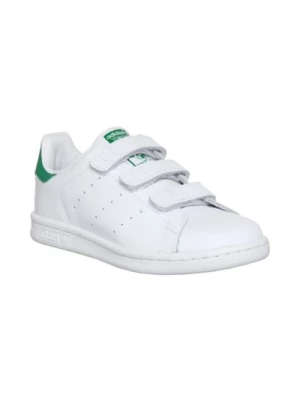 Zielone Buty Dziecięce Stan Smith Adidas