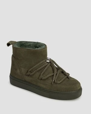 Zielone buty zimowe damskie Inuikii Classic Low
