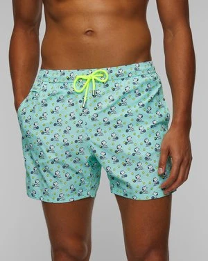 Zielone Kąpielówki Męskie Mc2 Saint Barth Lighting Micro Fantasy