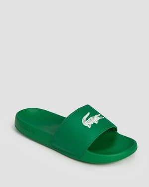 Zielone Klapki Damskie Lacoste