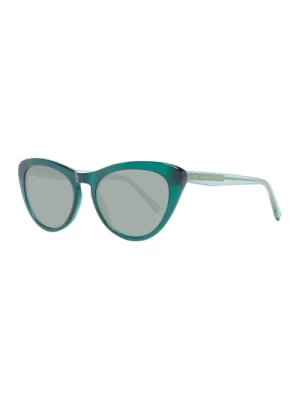 Zielone Okulary Przeciwsłoneczne Cat Eye UV Ted Baker