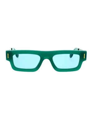 Zielone Okulary Przeciwsłoneczne Francis Colpo Retrosuperfuture