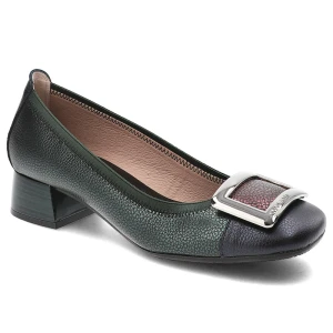 Zdjęcie produktu Zielone Półbuty Hispanitas Eleganckie Obuwie Damskie