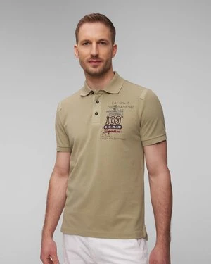Zielone polo męskie Aeronautica Militare