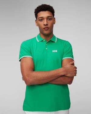 Zielone Polo Męskie Helly Hansen Genova Polo