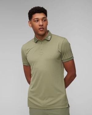Zielone polo męskie J.Lindeberg KV Print J Lindeberg