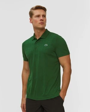 Zielone Polo Męskie Lacoste X Novak Djokovic