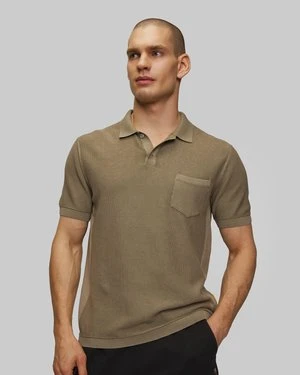 Zielone polo męskie Parajumpers Raf